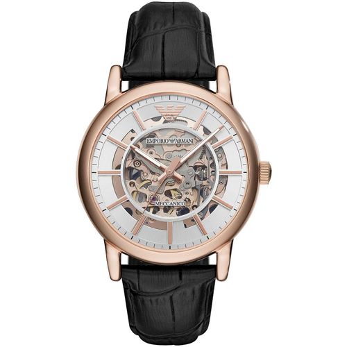 Emporio Armani Orologio Uomo Meccanico Luigi 38mm Automatico Acciaio Pvd Oro Rosa Ar60007 - Default Title