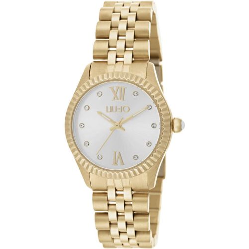 Liu Jo Orologio Tiny 30mm Argento Quarzo Acciaio Finitura Pvd Oro Giallo Tlj1137 - Default Title