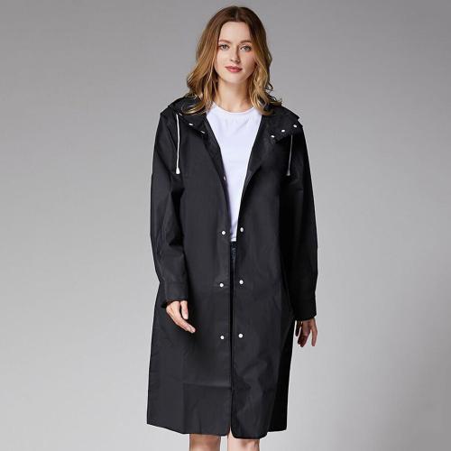 Long manteau de pluie double couche imperméable à capuche pour femme et  homme pour randonnée, voyage, pêche, escalade