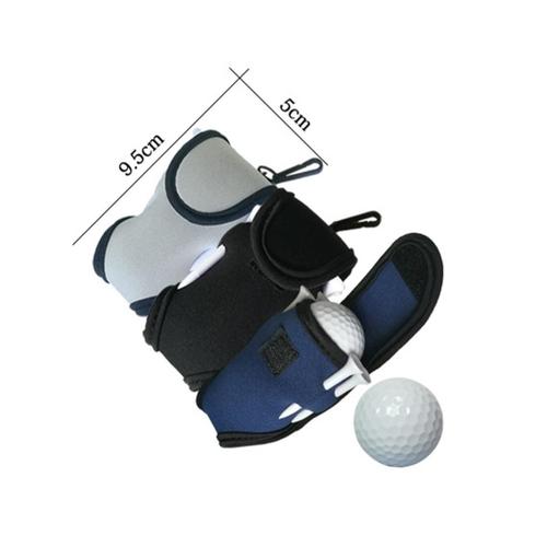 Mini sac de support de balle para golf, pochette de taille portable, avec  balles , organisateur de clip à crochet pour outil d'entraînement, Bleu