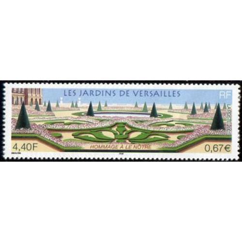 1 Timbre France 2001, Neuf - Les Jardins De Versailles - Yt 3389