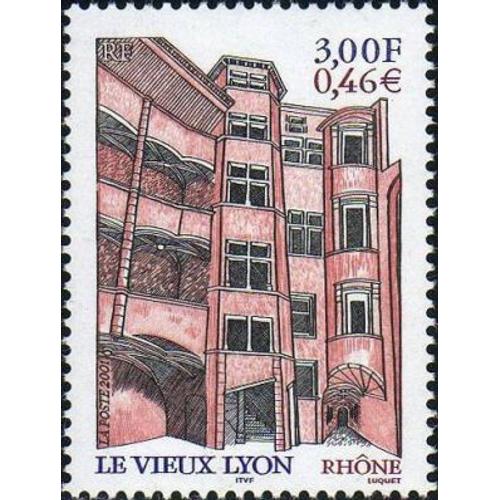 1 Timbre France 2001, Neuf - Le Vieux Lyon - Yt 3390