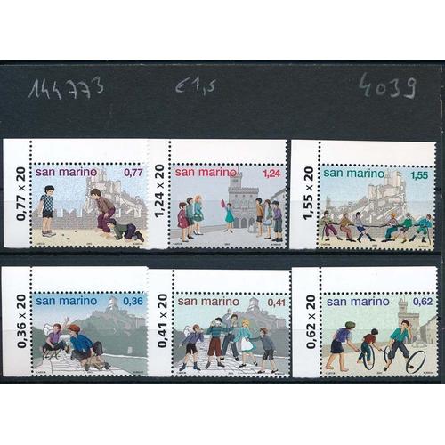 San Marino 2113-2118 (Complète Edition) Neuf Avec Gomme Originale Eckrandstücke