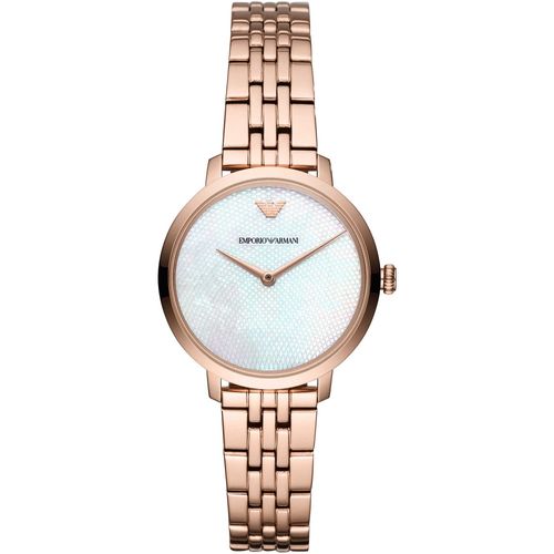Emporio Armani Ar11158 Femme Montre Rose Gold Analogique Métal Nouveau