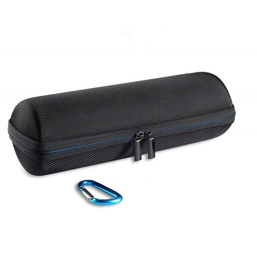 Eva Housse De Rangement Rigide Sac De Voyage Noir Pour Jbl Flip 4 Haut-Parleur / Câble Usb / Chargeur Mural