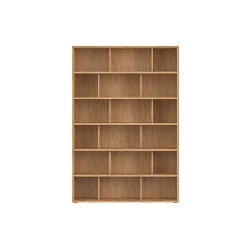 Bibliothèque Design Finition Chêne L140 Cm Epure