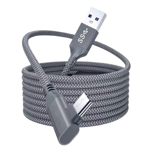 Câble de transfert de données de 5m pour Oculus Quest/For Quest 2 au casque, accessoire VR USB-A VR type-c USB Link 3.0 Cor Y9K6
