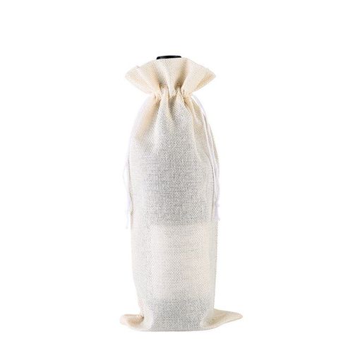 Couverture De Bouteille De Vin Rouge, Sac En Toile De Jute À Cordon, Emballage, Maison Et Cuisine, Tables,Portable, Ornements De Table, Cadeau, Ornements De Table, 1 Pièces