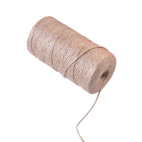Corde En Jute Naturelle De 100m, Cordon En Chanvre Pour Emballage De Cadeau De Mariage, Bricolage, Décor Artisanal Pour Fleuristes De Scrapbooking