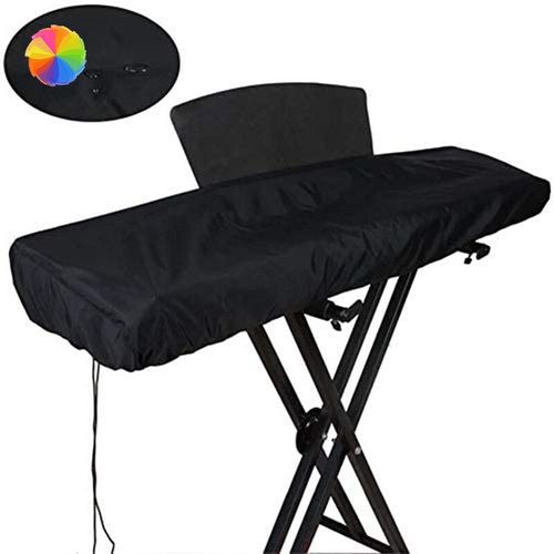 Housse Extensible Et Étanche Pour Clavier De Piano, 61 Touches, Anti-Poussière, Pliable, Avec Fermoirs De Verrouillage À Cordon De Serrage