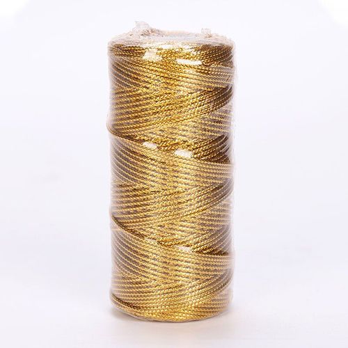 Cordon Doré Et Argenté De 100m, Cordon Métallique Pour Emballer Des Bijoux, Faire Soi-Même Des Étiquettes, Fabriquer Des Bracelets, Marquer Des Lanières