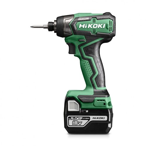 HiKOKI WH18DDWPZ - Set visseuse à chocs Li-Ion 18V (2x batterie 5,0Ah) dans HSC - 140Nm - moteur brushless