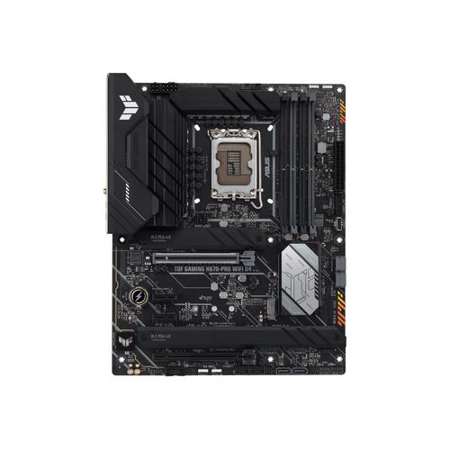 ASUS TUF GAMING H670-PRO WIFI D4 - Carte-mère - ATX - Socket LGA1700 - H670 Chipset - USB-C Gen1, USB 3.2 Gen 1, USB 3.2 Gen 2, USB-C Gen 2x2 - 2.5 Gigabit LAN, Wi-Fi 6, Bluetooth - carte...