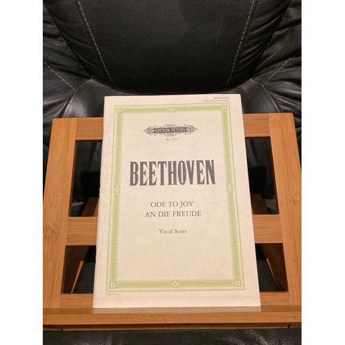 Beethoven Ode A La Joie Partition Chant Piano Éditions Peters 2227
