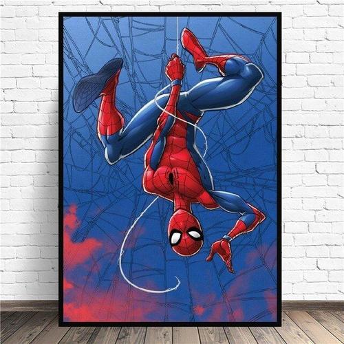 Picture Sensations® Impression sur toile encadrée Spider-Man Marvel Comic  Book Spiderman Super Hero Art mural 91,4 x 50,8 cm : : Maison