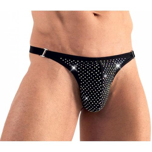 String String Avec Strass Brillants Artemis Noir Svenjoyment