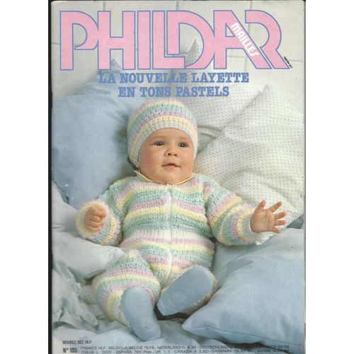 Catalogue Phildar Mailles 09/1983  La Nouvelle Layette En Tons Pastels - Modèles Et Explications