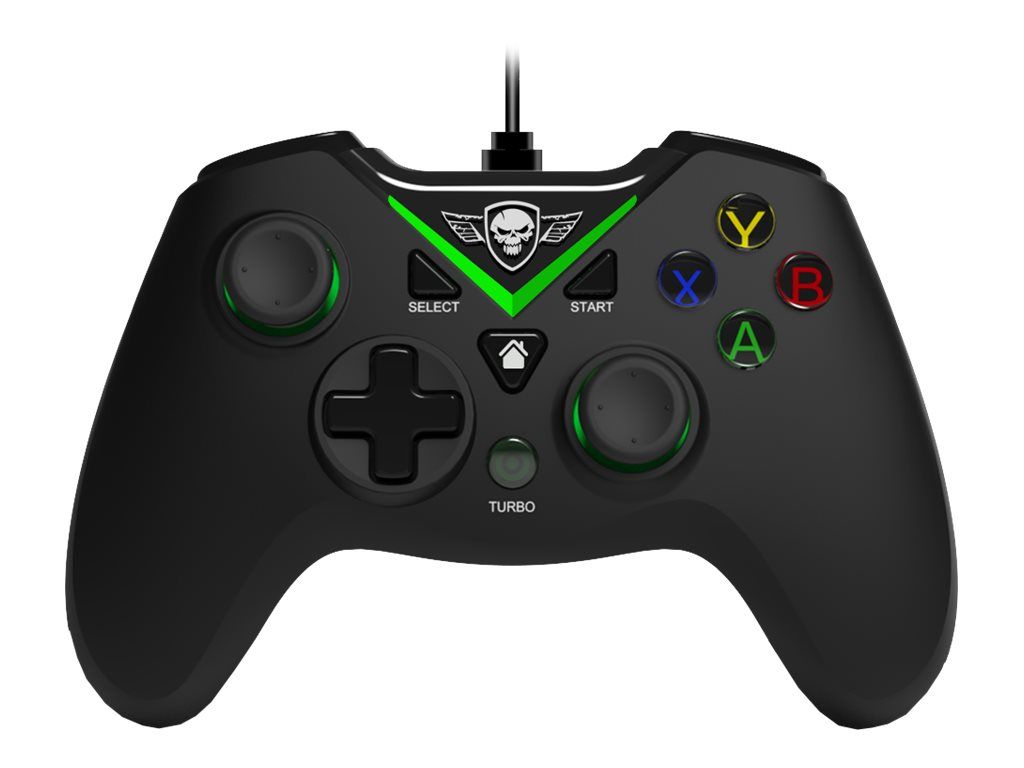 Manette Suza Spirit Of Gamer Pgx Filaire Noir Suza Pour Pc, Microsoft Xbox One, Microsoft Xbox Series S, Microsoft Xbox Series X