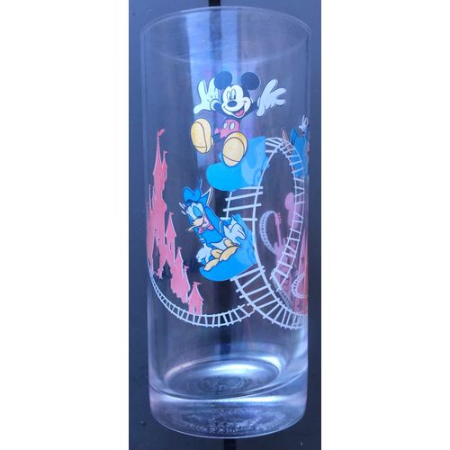 Verre Disneyland Paris, Mickey Donald Et Dingo, Walt Disney, Dessin Animé, Animation, Figurine