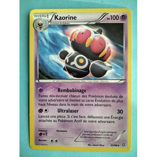 Carte Pokémon N° 344 Kaorine