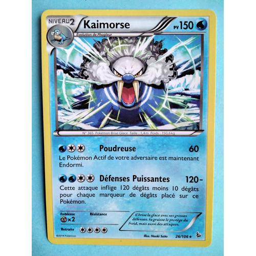 Carte Pokémon N° 365 Kaimorse