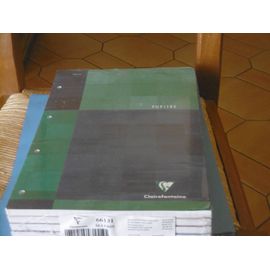 Bloc Pupitre 210x315mm 160 Pages Perforées Seyès Clairefontaine Lot De 5 
