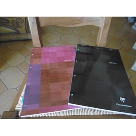 Bloc Pupitre Matris 210x315mm 160 Pages Seyès Perforées 4 Trous Lot De 2 Clairefontaine