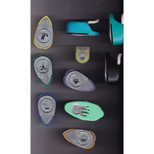 Mini Perforatrices  Theme Animaux Lot De 10