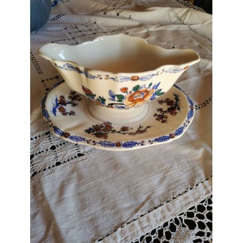 Saucière Gien Pivoines