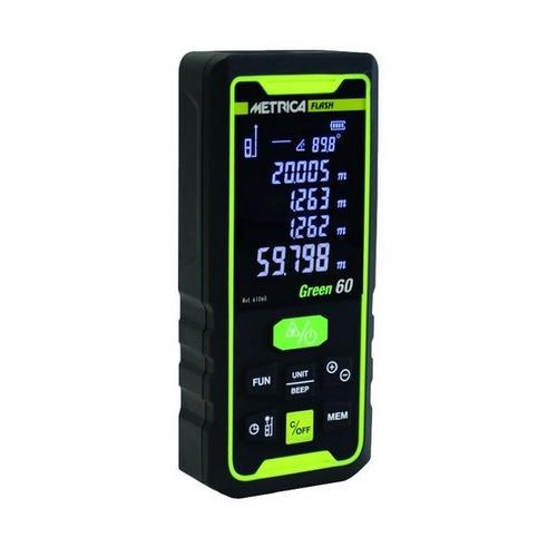 Metrica - Télémètre laser 60 m FLASH GREEN 60