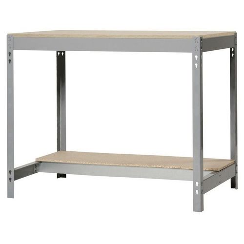 SimonRack - Kit Etabli 840x900x600mm - BT-0 900 GRIS FONCE/BOIS