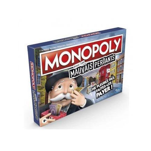 Jeu Societe Monopoly Pour Les Mauvais Perdants 2-6 Joueurs - Plateau Classique Version Fr - Famille, Enfant - Nouveaute