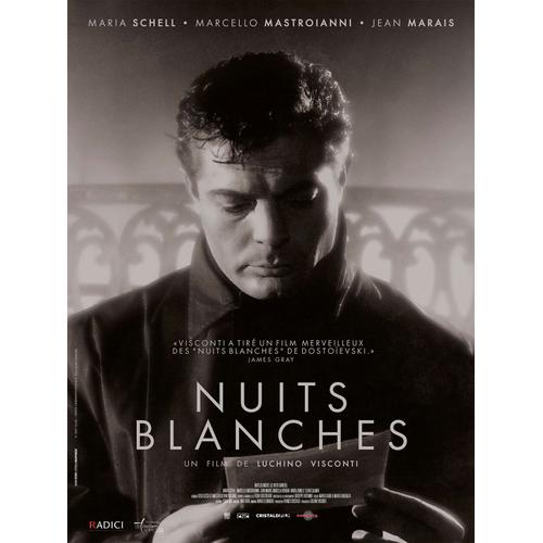 Nuits Blanches De Luchino Visconti Avec Maria Schell, Marcello Mastroianni... - Affiche Originale De Film Format 40 X 60 Cm