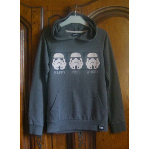 Sweat Gris Star Wars - Taille 10 Ans