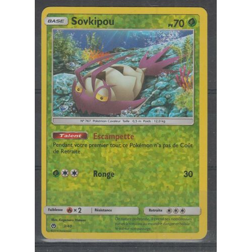 Carte Pokémon Sovkipou Reverse 3/40
