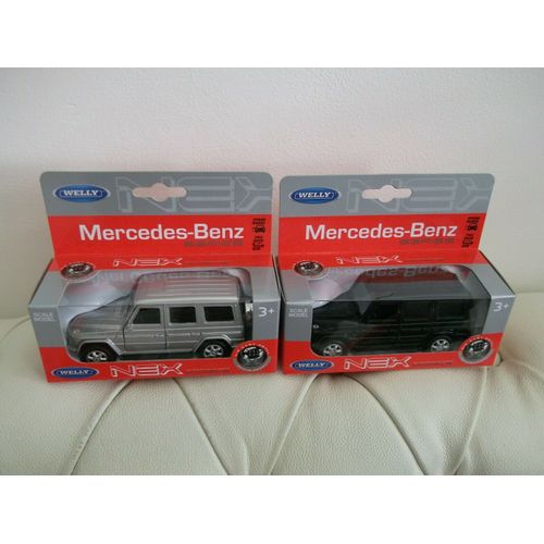 Mercedes-Benz G-Class - Lot De 2 Miniatures Voitures En Métal Welly (1:43)