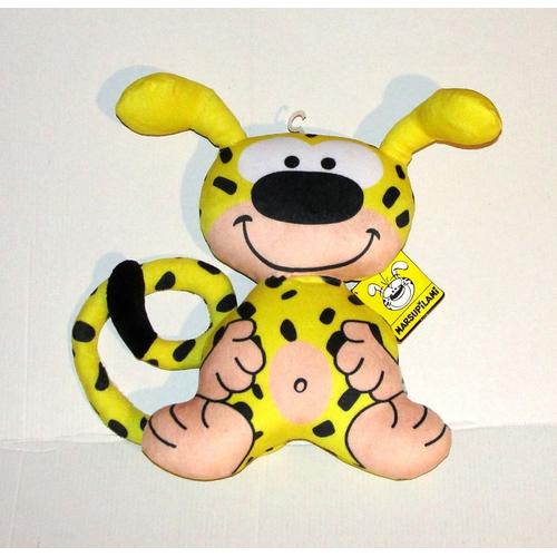 Peluche Marsupilami Jemini - Doudou Marsu Bébé Semi Plat 22 Cm