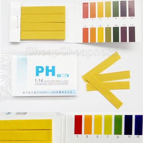 Papier De Test Pour Produits Cosmétiques Aquatiques, 80 Bandes, 031n 358a, Gamme Complète De Ph, Acide Alcalin 1-14, Kit De Test De Tournesol Et D'eau