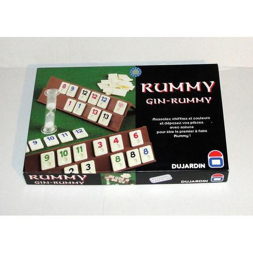 Rummy Gin Rummy Dujardin 2001 Associez Chiffres Et Couleurs