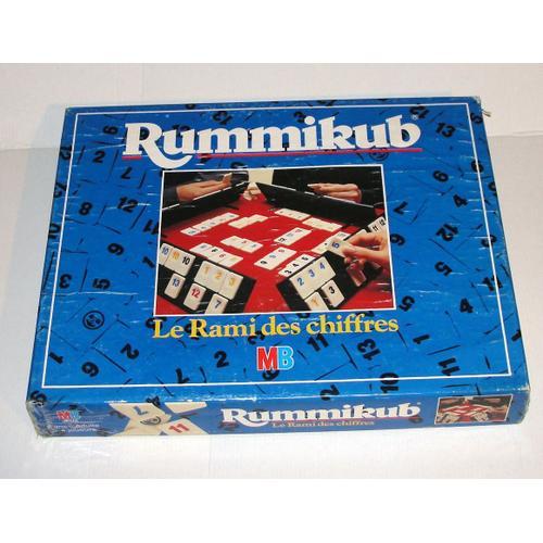 Rummikub Mb Jeux Le Rami Des Chiffres Vintage 1992 Hertzano