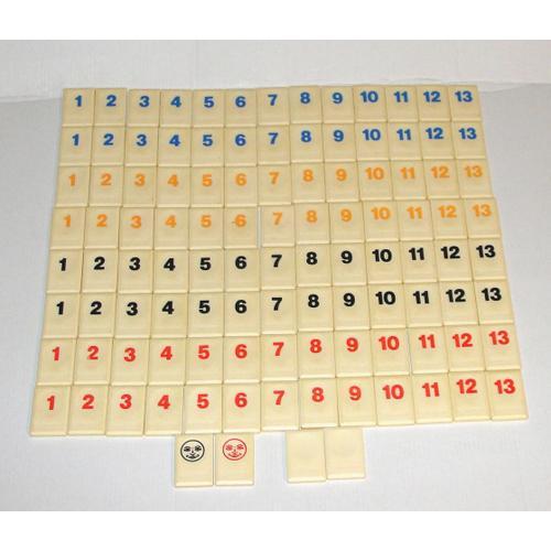 ORIGINAL RUMMIKUB VOYAGE - Édition MB 1993 Le rami des chiffres