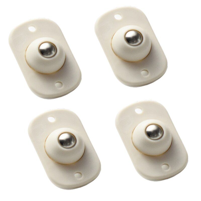 4pcs Roulettes Pivotantes À Mini-roues À Fixation Automatique, Roue  Universelle À Billes En Acier Inoxydable, Poulie Collante De Rotation À 360  Degrés Pour Une Boite De Rangement Pour Déchets, Des Meubles Ou