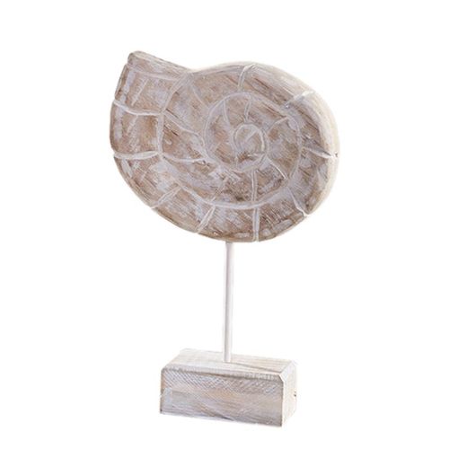Statue En Bois De Style Méditerranéen, Artisanat, Décoration De Maison, Figurines D'étoile De Mer, D'hippocampe, Sculptures De Table De Style Nautique, Vente En Gros