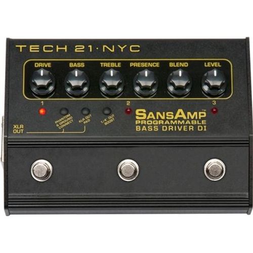 Tech 21 Bass Driver D.I. Programmable - Pré-Ampli Basse