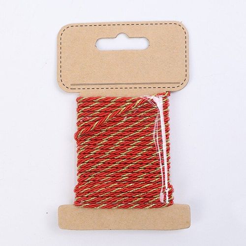 Cordons Torsadés De 3 Mètres, Or Et Argent, Pour Bricolage, Emballage Cadeau, Cordon, Fil, Bracelet, Fabrication Artisanale, Décor De Mariage, 1.5mm
