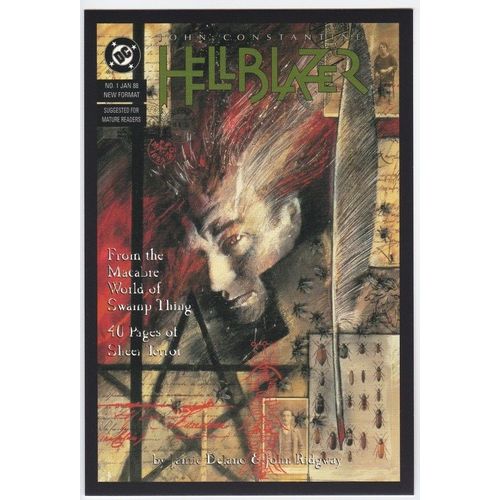 Carte Postale Dc Comics - John Constantine Hellblaser 1, Janvier 1988