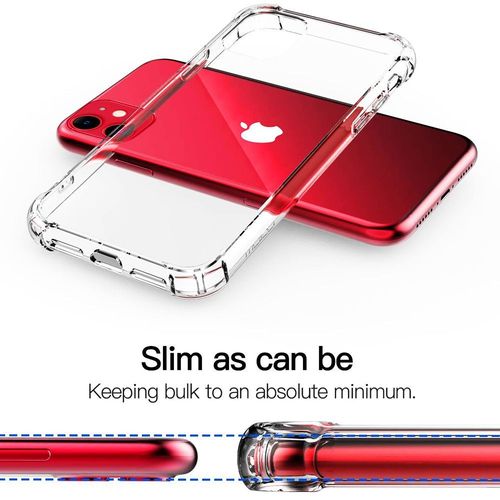 Coque Silicone Tpu Souple Pour Apple Iphone 11 6.1" Anti-Choc Ultra Résistant Avec Coins Renforcés - Transparent