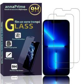 Protection d'écran iPhone 12 / 12 Pro verre trempé et filtre de  confidentialité