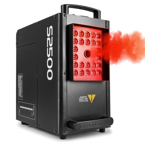 Beamz S2500 Machine à fumée 2500 w 24x10 w LED 4 en 1 DMX réservoir 3,5 L