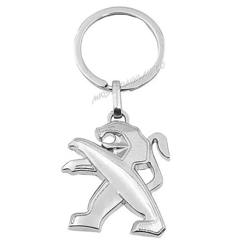 Porte-Clés En Métal Logo Peugeot 206 307 308 3008 207 208 407 508 2008 5008 107 106 205 4008 301 607 108 807